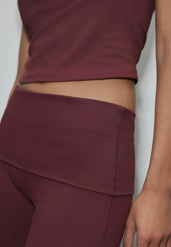 Леггинсы-Леггинсы прямого кроя active balance с расклешенной юбкой Next, Burgundy Red