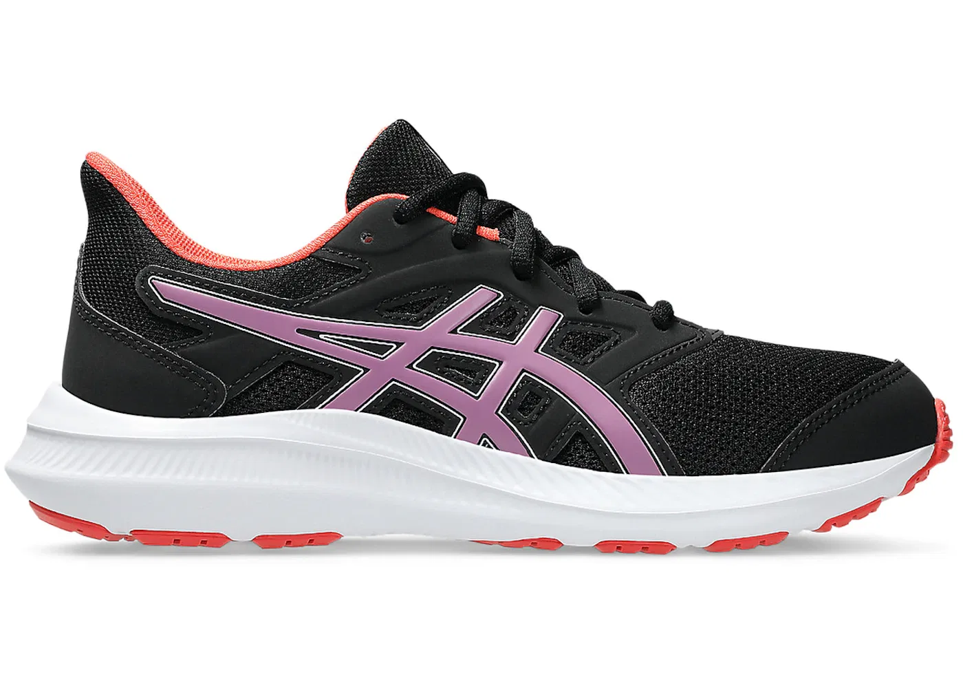 Детские кроссовки с сетчатым верхом ASICS Jolt 4, Black/Ube