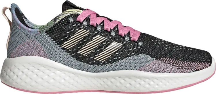 Кроссовки Adidas Wmns Fluidflow 2.0 'Black Bliss Pink', черный