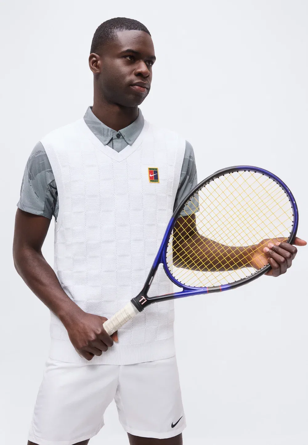 Жилет-Свитер Nikecourt Advantage Slam Nike Performance, White — фото 4