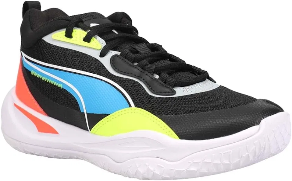 Детские кроссовки для мальчиков Playmaker Pro PUMA, Black — фото 2