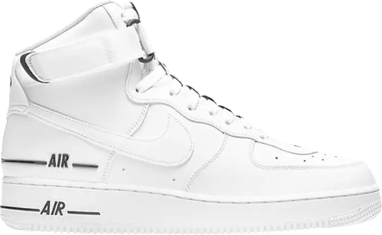 

Кроссовки Nike Air Force 1 High LV8 'Triple White', белый, Белый;серый, Кроссовки Nike Air Force 1 High LV8 'Triple White', белый