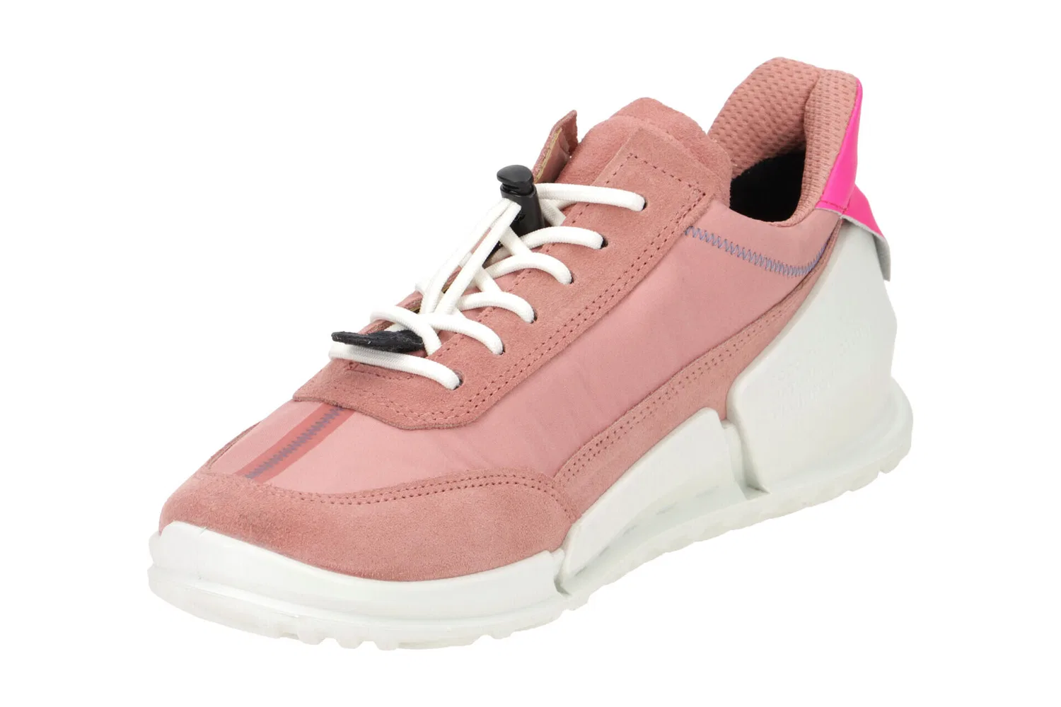 Детские кроссовки для девочек из кожи BIOM K1 Ecco, Orchideenpink — фото 3