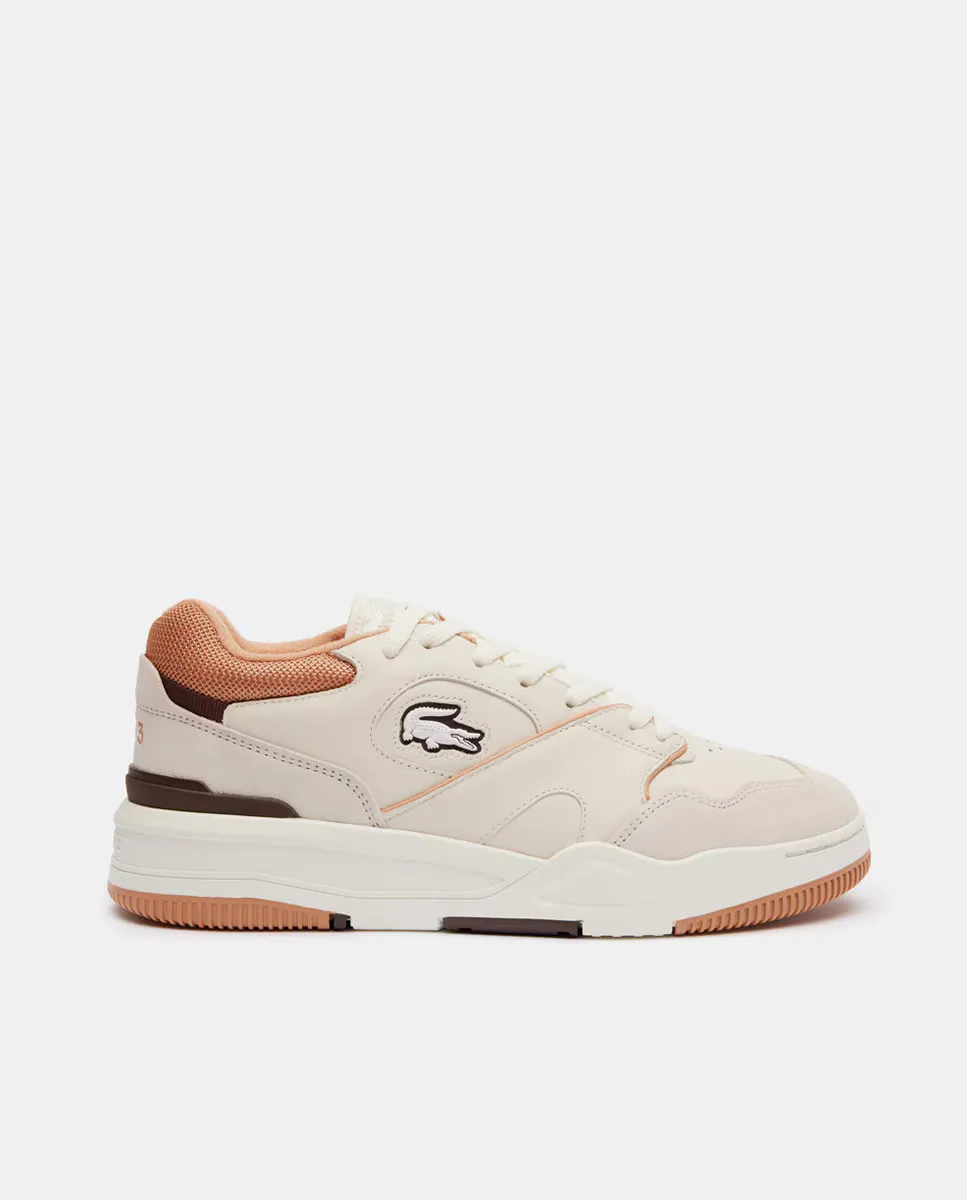 

Мужские кроссовки Lineshot с контрастными кожаными деталями Lacoste, белый