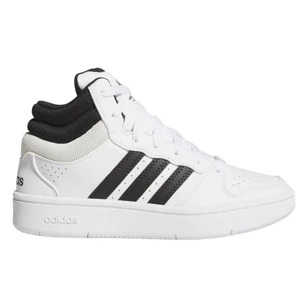 Кроссовки Hoops Mid Classic Junior Adidas, белый