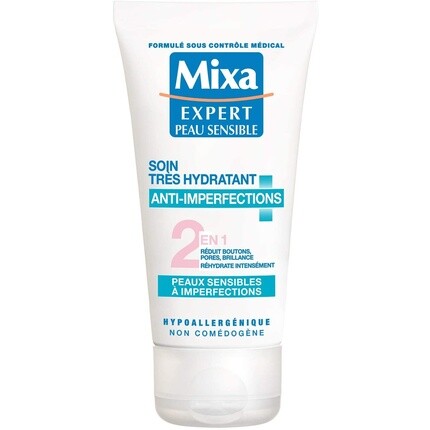 

Expert Sensitive Skin - Очень увлажняющий уход против пятен 2 в 1 - 50, Mixa