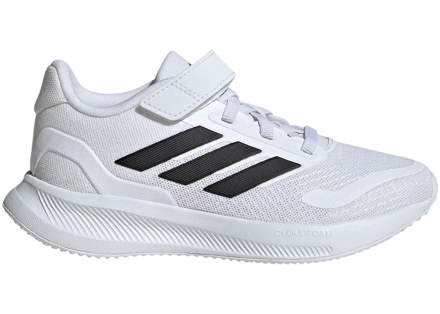 Детские кроссовки для бега с амортизацией Adidas Runfalcon 5, Cloud White Core Black
