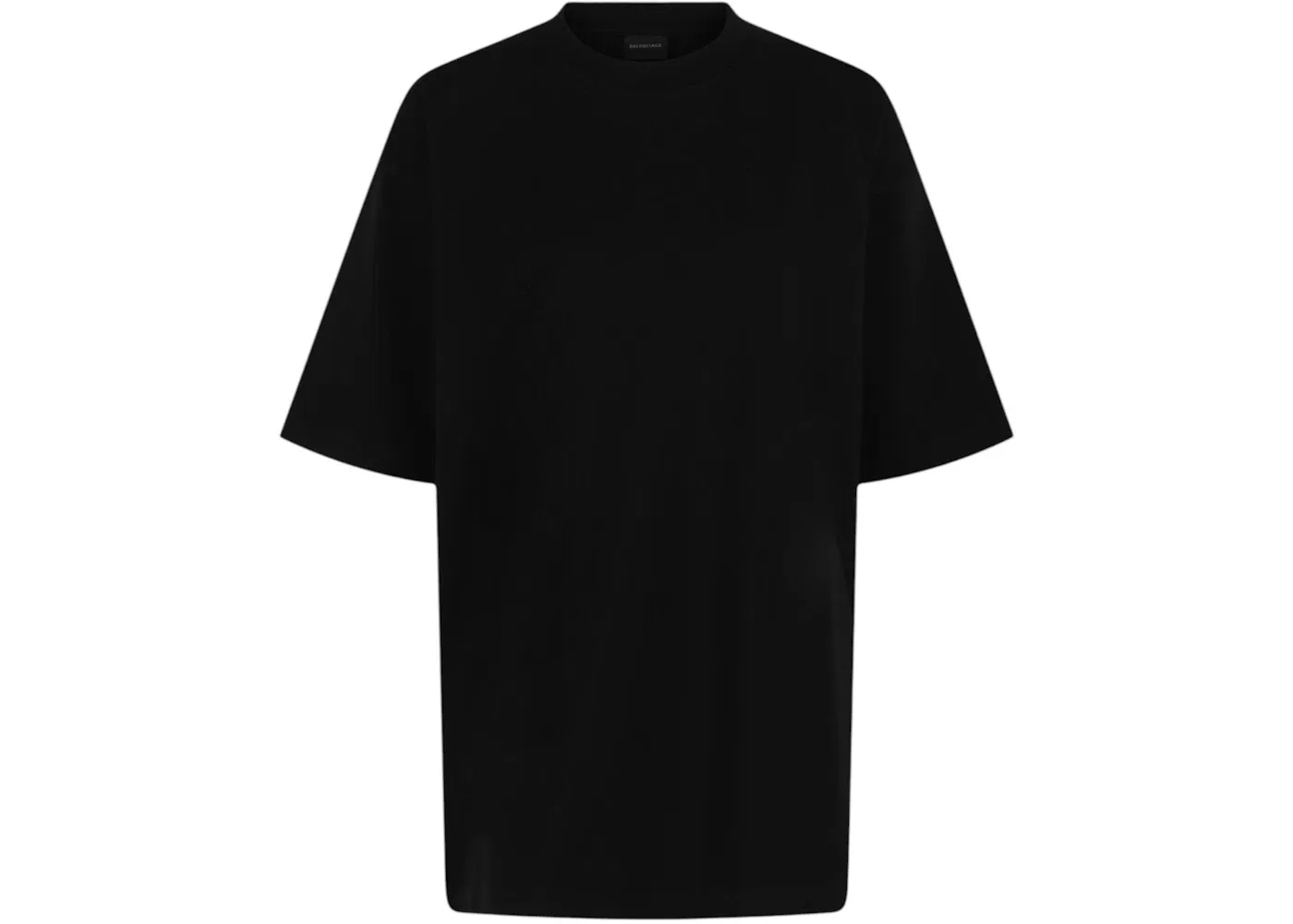 Женская футболка с принтом и кристаллами Handwritten Logo Balenciaga, черный