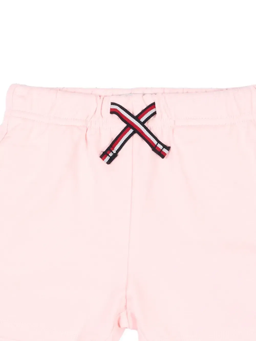 Шорты с кулиской на талии и нашивкой-логотипом Tommy Hilfiger Junior, розовый — фото 3