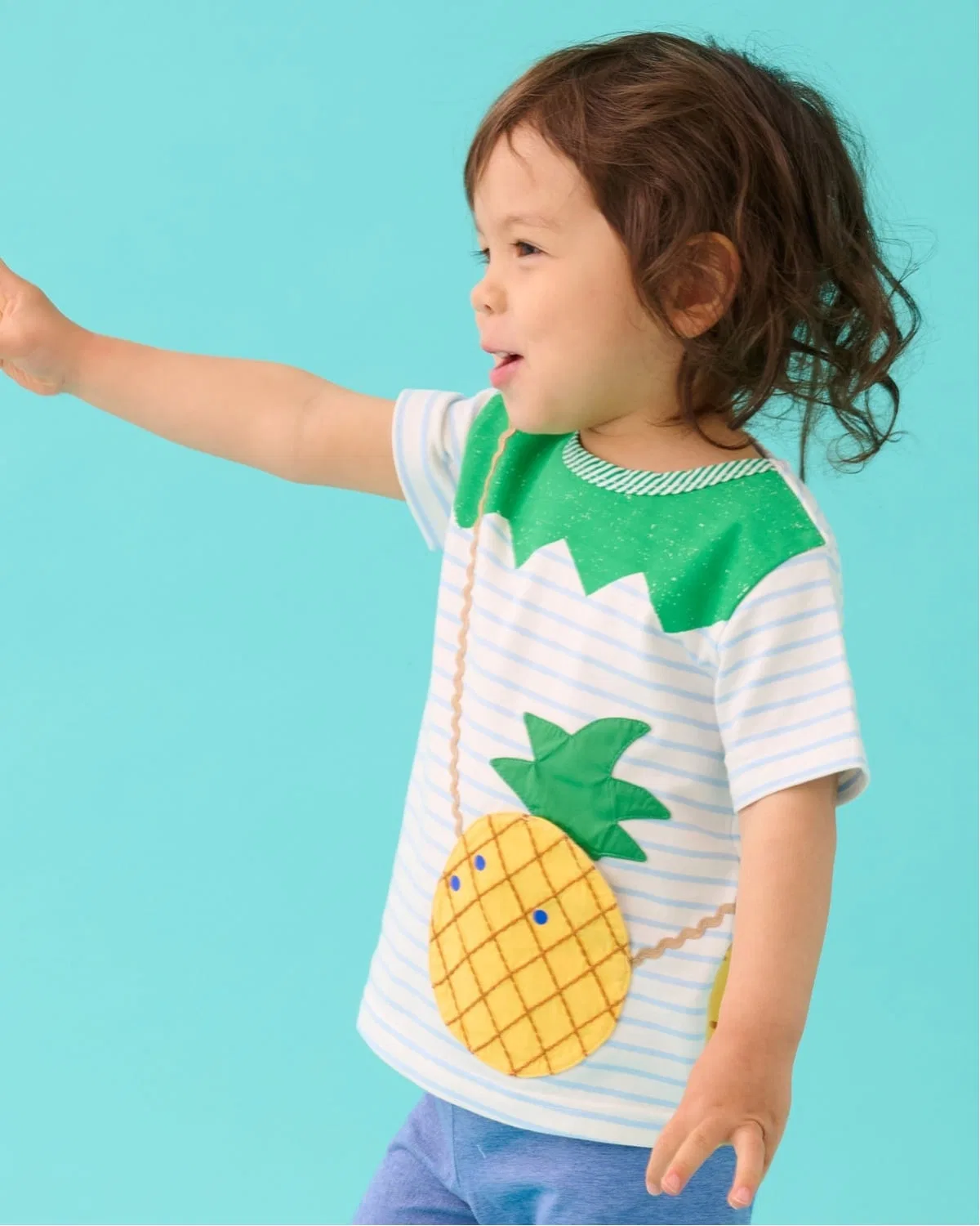 Детская футболка с принтом Fruit Pochette baby cheer, Multi