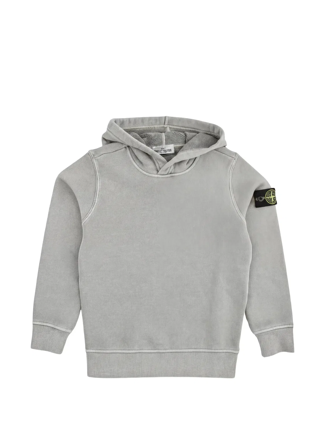 Худи с нашивкой-логотипом, серое Stone Island, серый