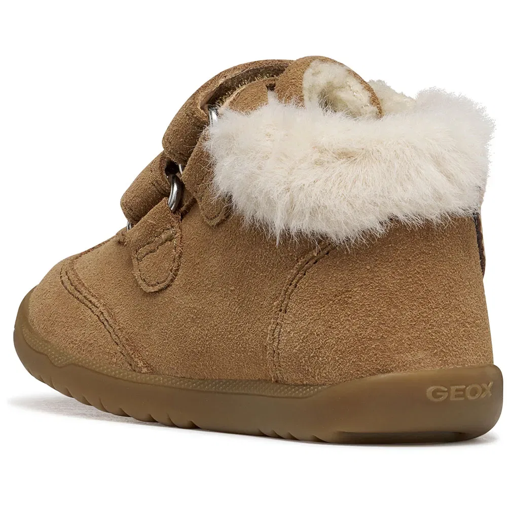Детские кроссовки для девочек с гибкой подошвой Macchia Geox, Brown — фото 3