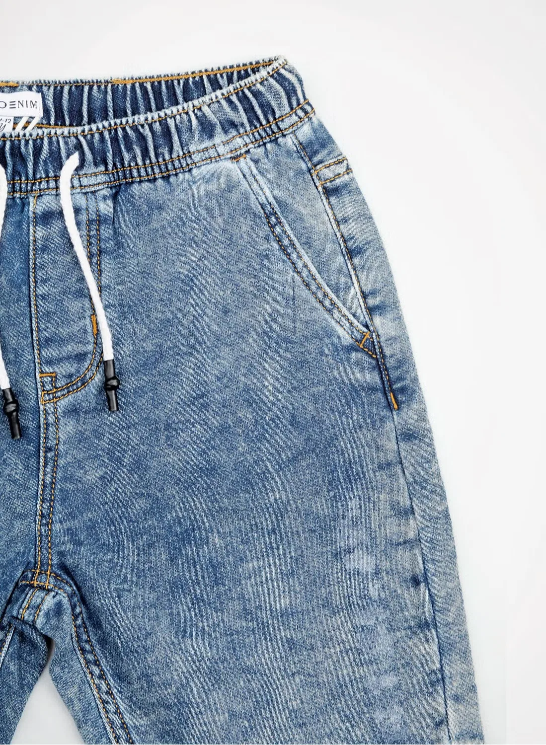 Шорты с принтом для мальчика Web Denim, синий — фото 3