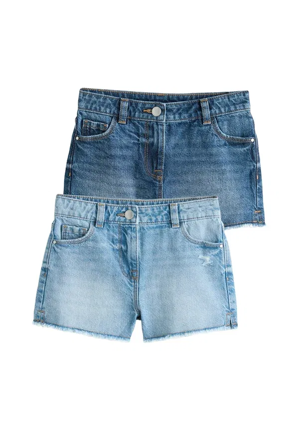 Шорты джинсовые Regular fit 2 pack fray Denim Next, синий