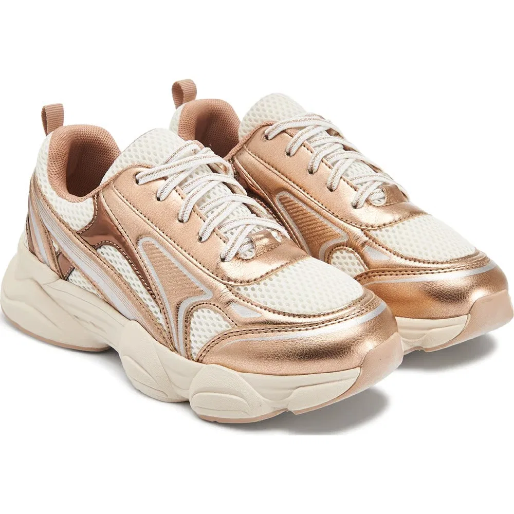 Детские кроссовки J-Radley Steve Madden, Rose Gold/White