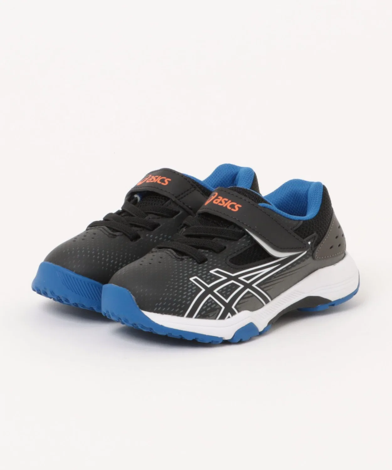 Детские кроссовки с липучкой LAZERBEAM ASICS, Black/White