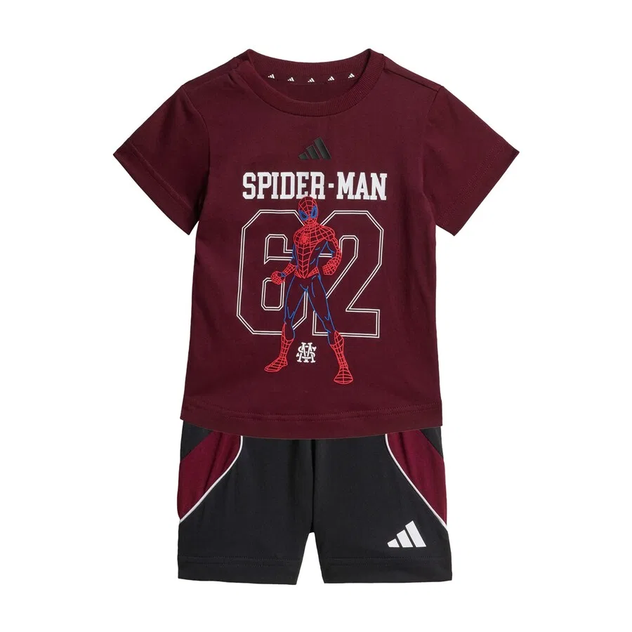 Спортивный костюм ADIDAS SPORTSWEAR 'Marvel Spider-Man' красного цвета