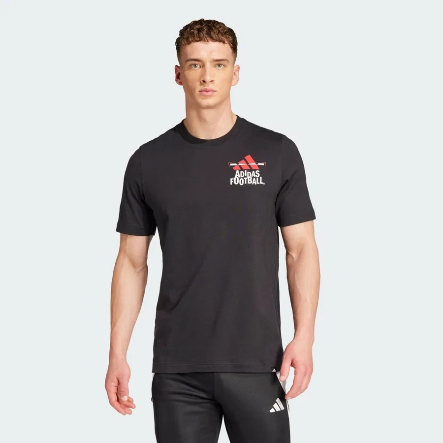 Футболка с принтом Performance Football Graphic Tee adidas, Белый