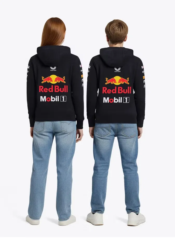 Худи с капюшоном детское Racing Red Bull, темно-синий — фото 2