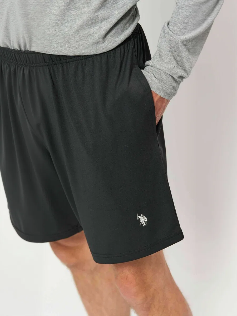 Шорты U.S. POLO ASSN. Regular Pants 'UMDian' черного цвета — фото 4