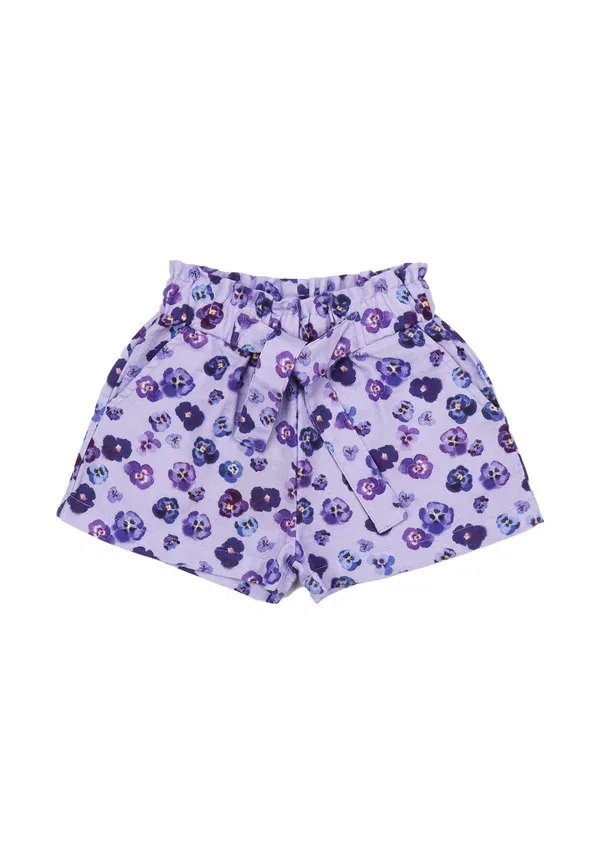 Шорты с цветочным принтом Violas-shorts Walkiddy, purple, фиолетовый — фото 3