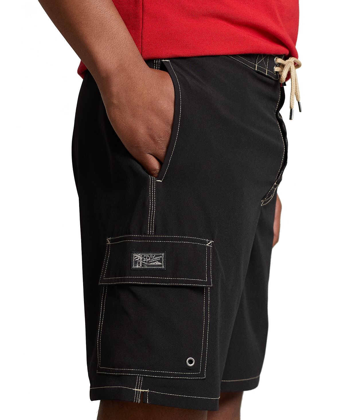 Мужские 8-1/2-дюймовые плавки kailua classic-fit Polo Ralph Lauren, черный — фото 4