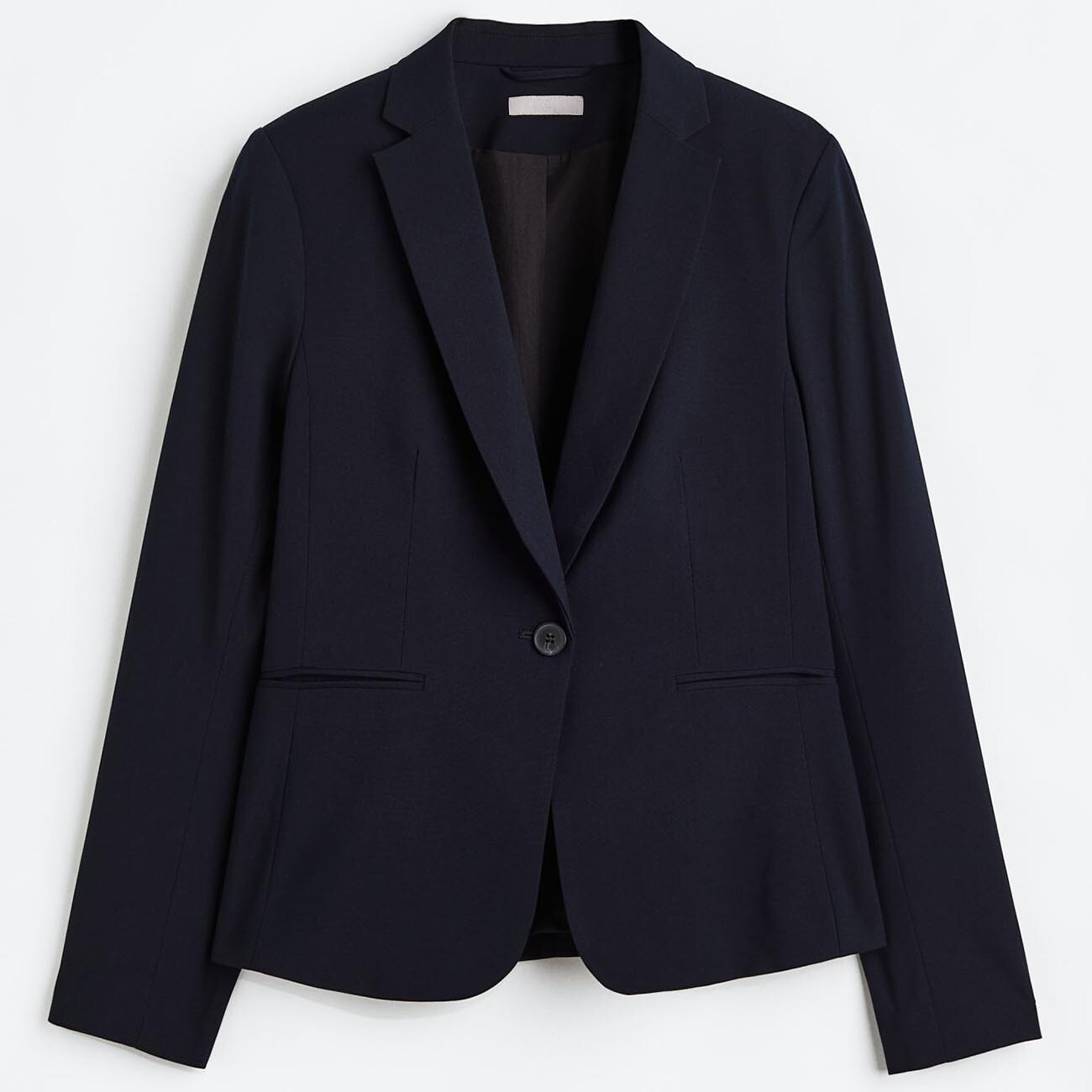 

Блейзер H&M Fitted, темно-синий