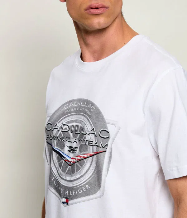 Мужская футболка с принтом Tyre Graphic Tommy Hilfiger, белый — фото 4