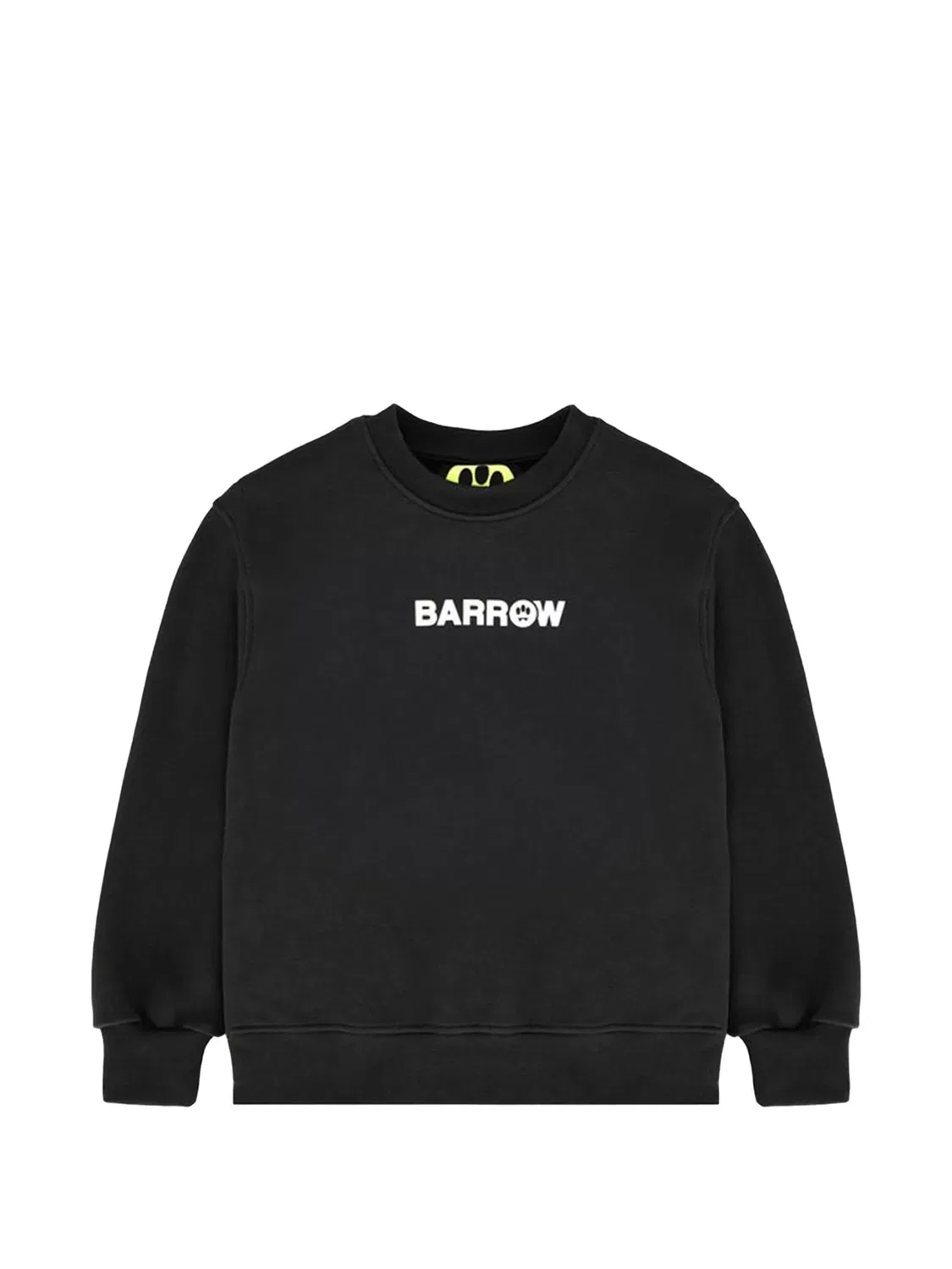 BARROW Свитшот с логотипом, хлопковый - черный