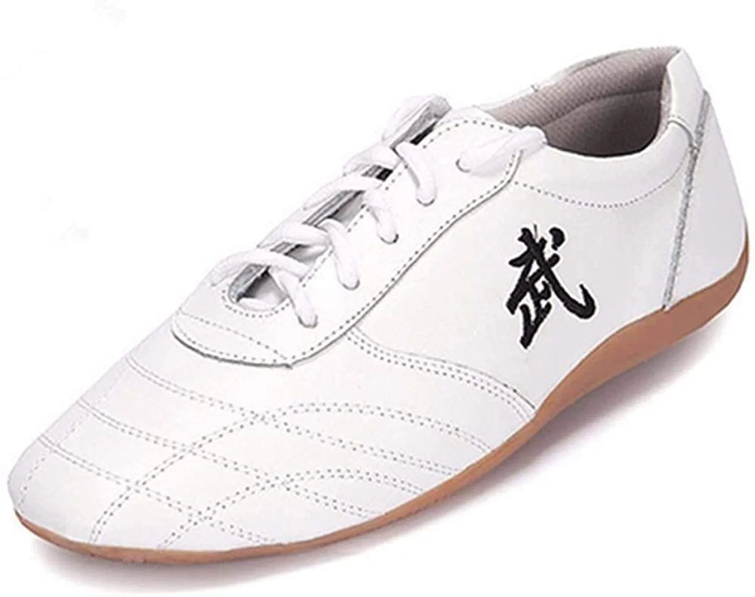 Детские дышащие кроссовки для ушу ZKHD Tai Chi Kung Fu Taekwondo Shoes, White-39EU