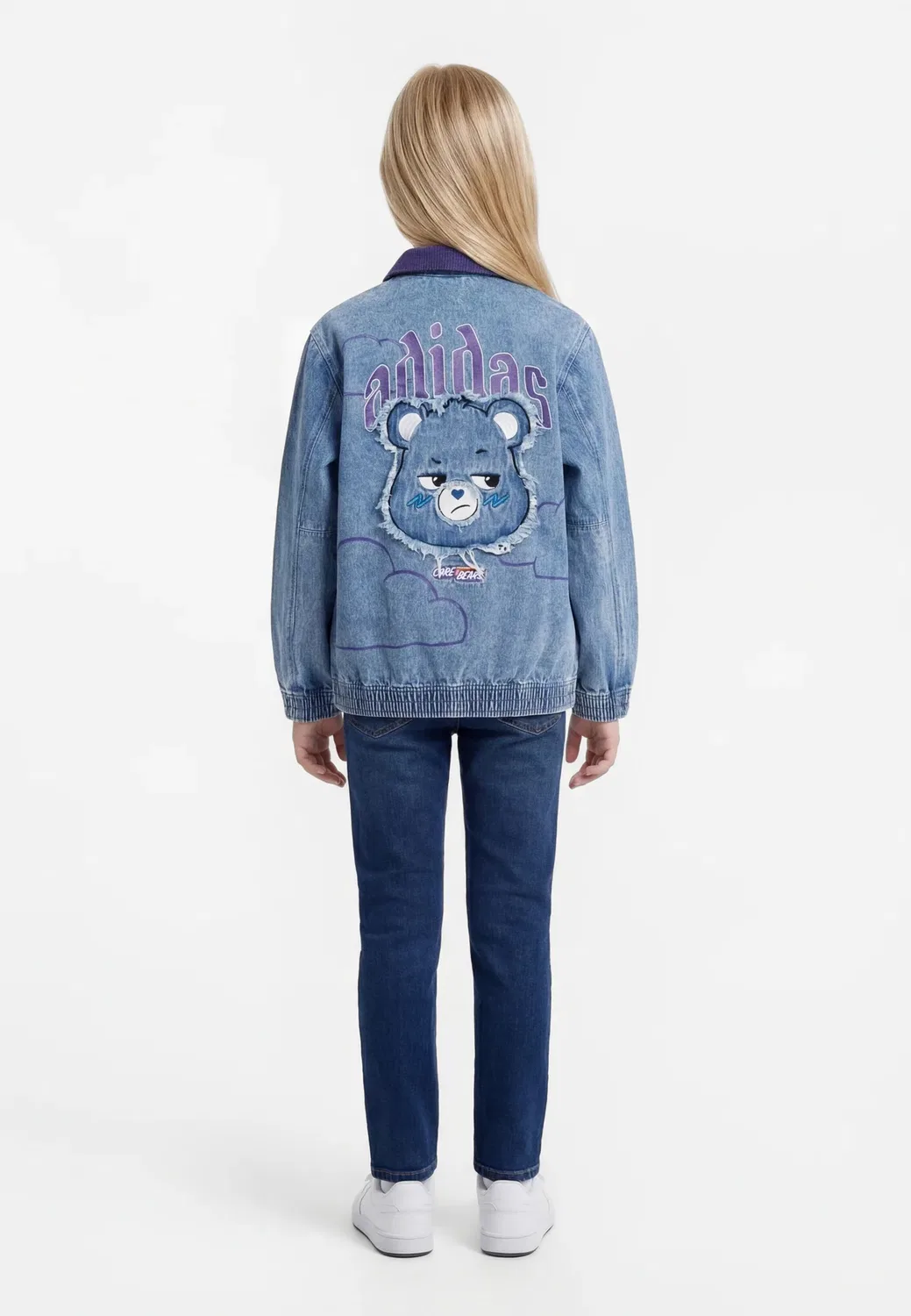Куртка Care Bears из денима Adidas Originals, Light Denim — фото 2
