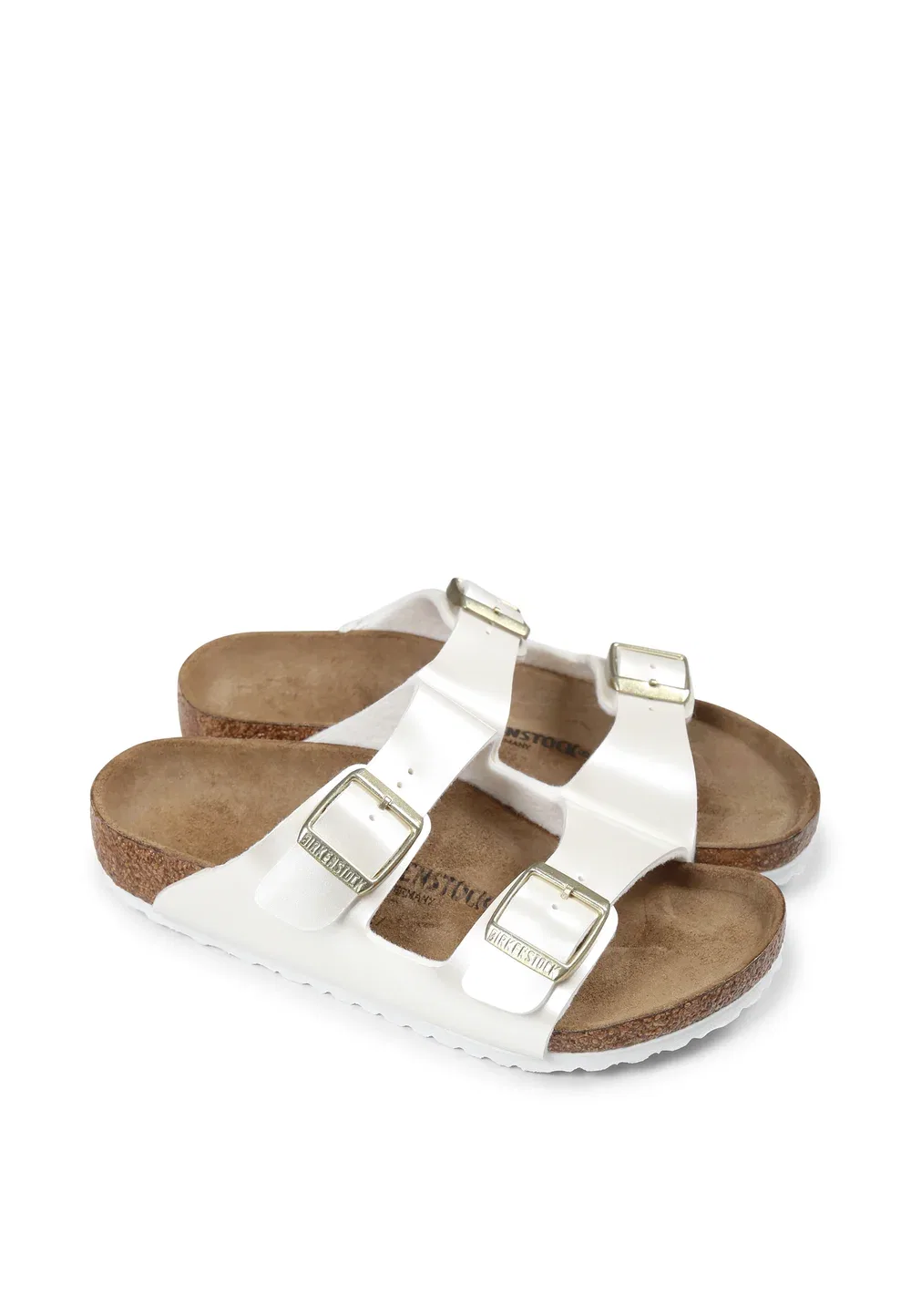 Arizona kids bf narrow - mules Birkenstock, White — фото 2
