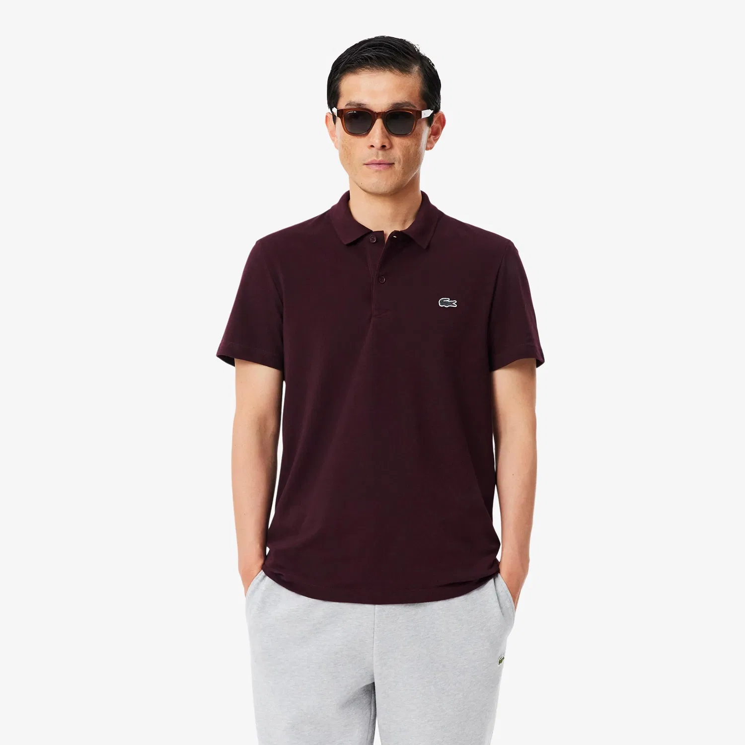 Поло мужское классическое Lacoste, Braun