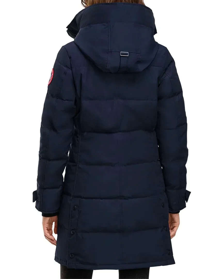 Женский пуховик-парка с капюшоном Canada Goose Shelburne Parka, синий — фото 2