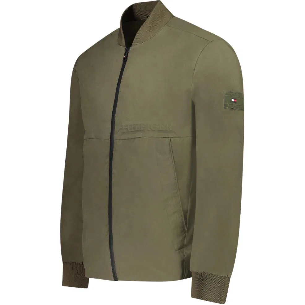 Мужская куртка-бомбер с молнией Portland Tommy Hilfiger, Army Green — фото 3