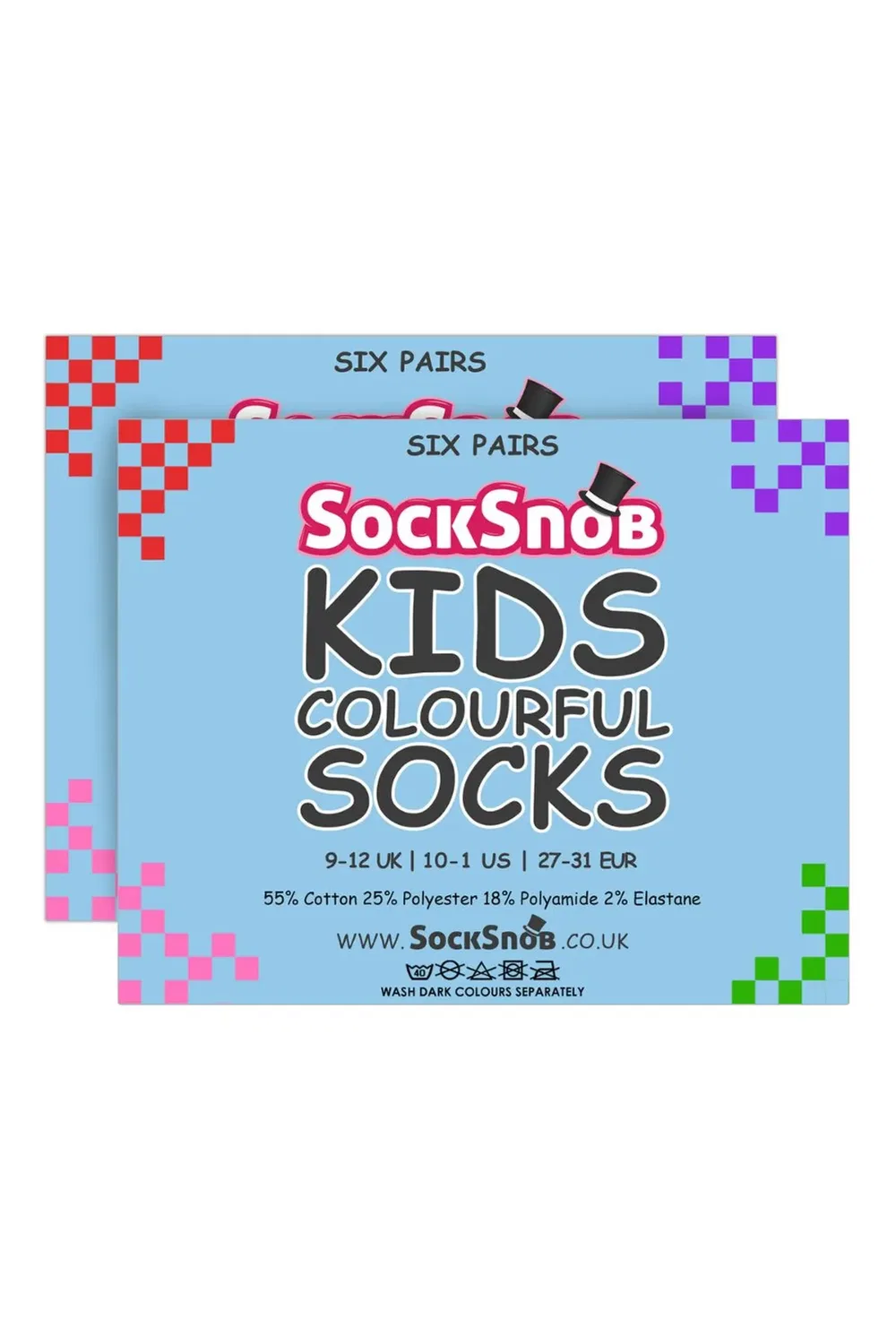 Комплект хлопковых носков Sock Snob, Black — фото 2