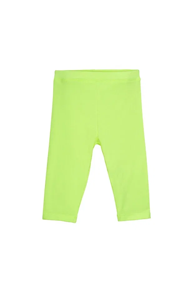 Детские шорты для девочек капри хлопковые Lovetti, Neon Yellow