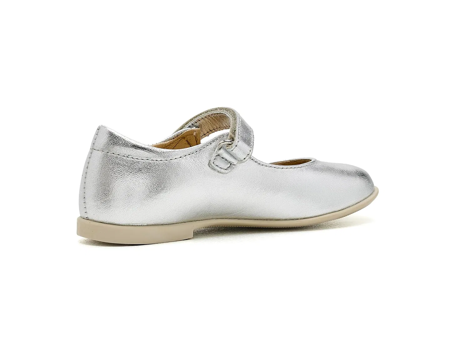 Балетки Darling (для малышей, маленьких и больших детей) Naturino, Silver — фото 4