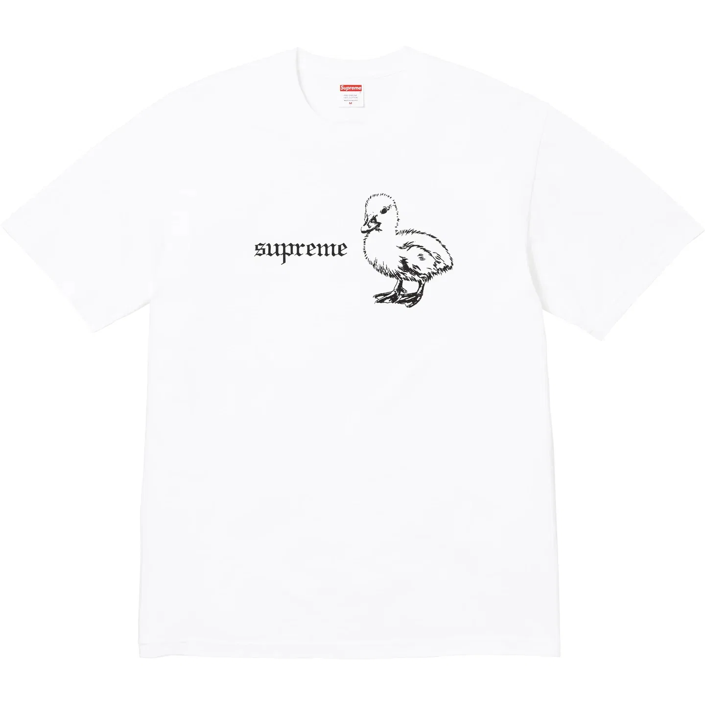Футболка с принтом Duck Supreme, Белый