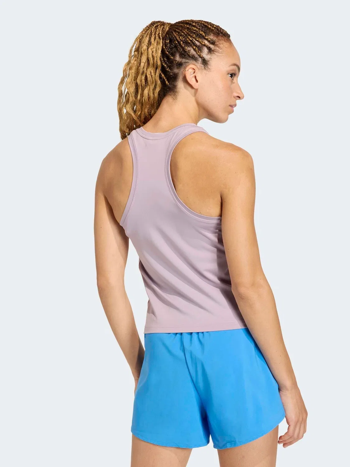 Шорты 2-в-1 для тренировок Workout Essentials adidas, синие — фото 2