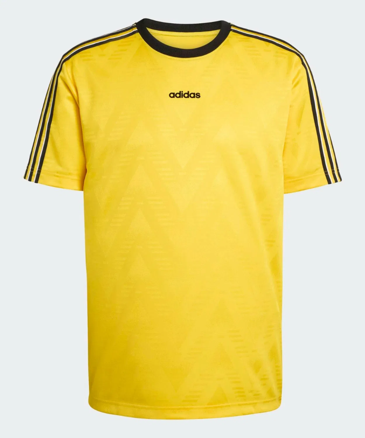 Мужская футболка с коротким рукавом из полиэстера Blurred Banana Jacquard Jersey Adidas, Yellow — фото 4
