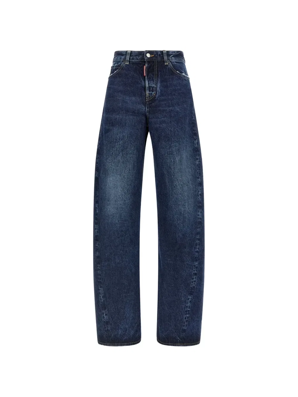 Свободные джинсы с перекрученными швами Loose Twst DSQUARED2, синий