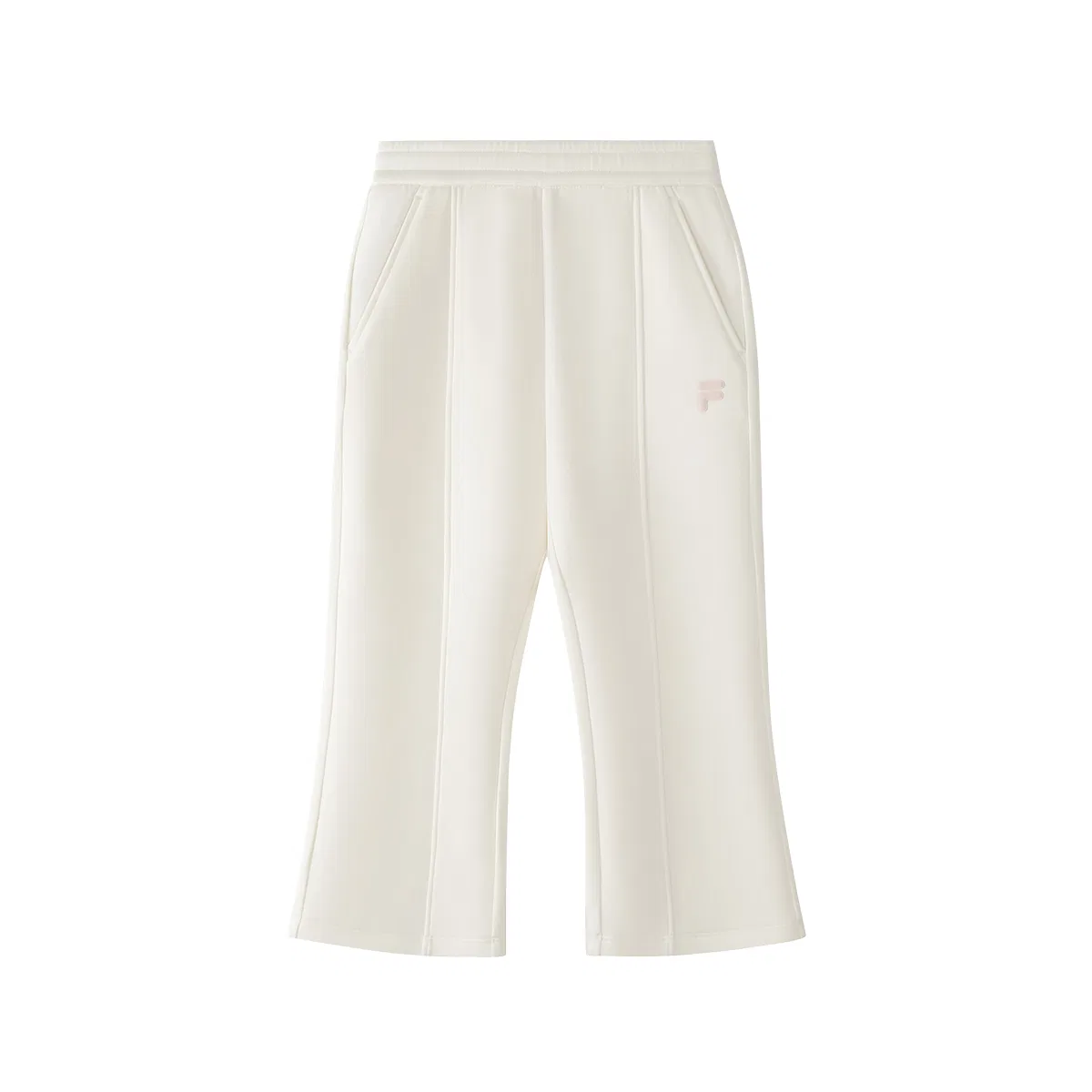 Детские трикотажные спортивные штаны с умеренной эластичностью, Dense White, FILA KIDS