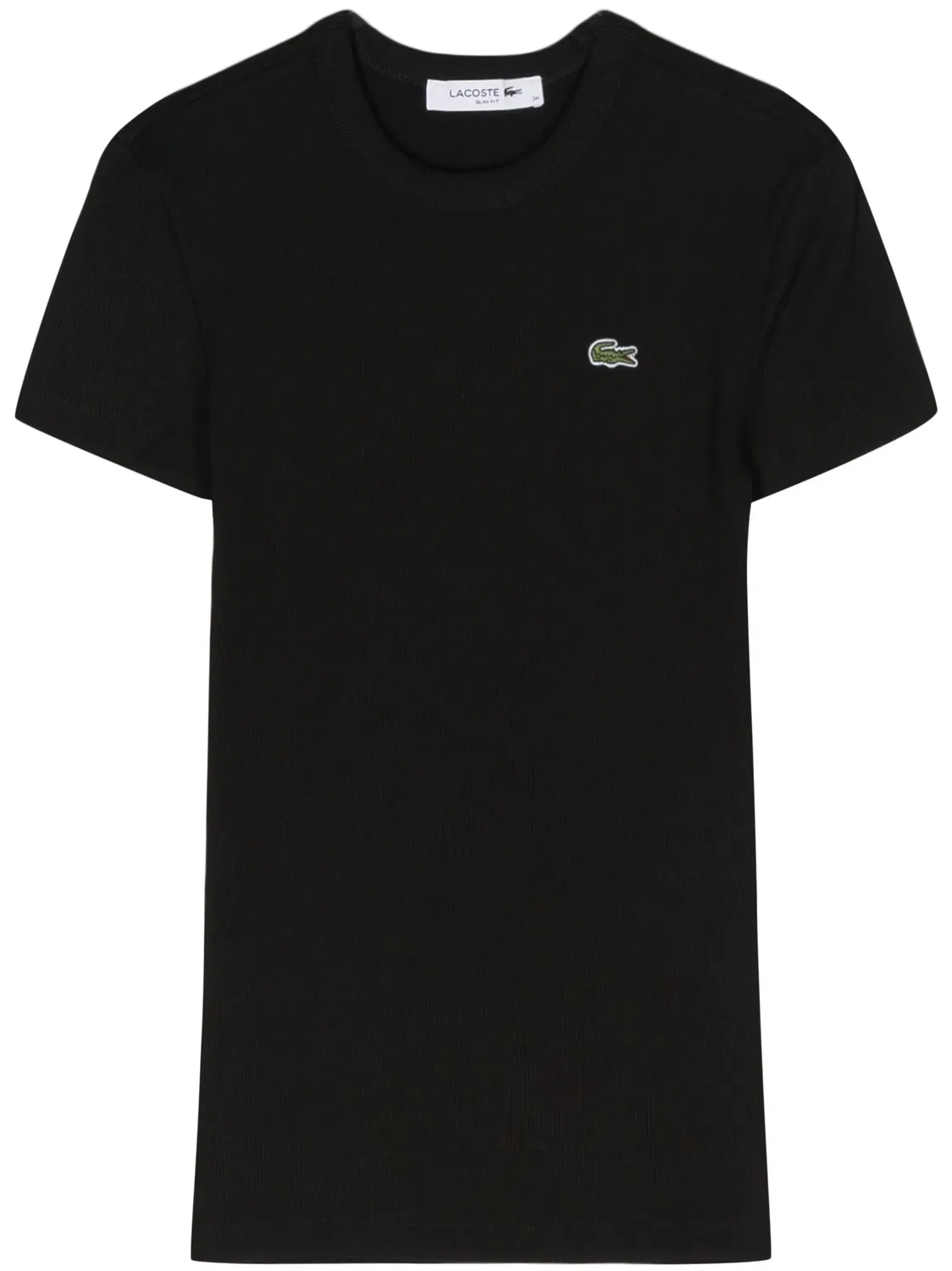 Футболка с аппликацией логотипа Lacoste, черный