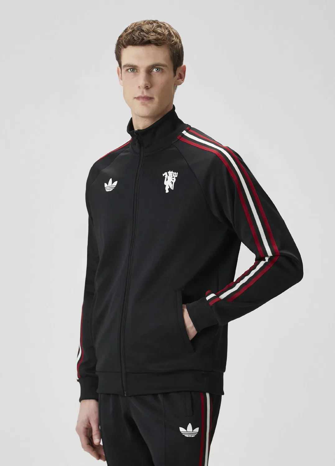 Свитшот Manchester United Originals Adidas, black — фото 3