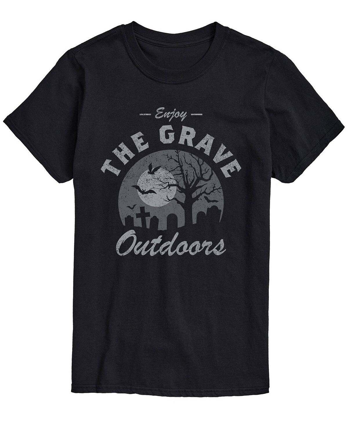 

Мужская футболка классического кроя grave outdoors AIRWAVES, черный