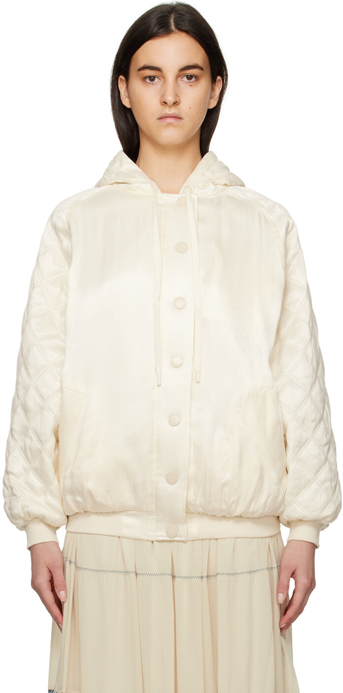 

Off-White куртка-ракушка See by Chloé, Белый, Off-White куртка-ракушка See by Chloé