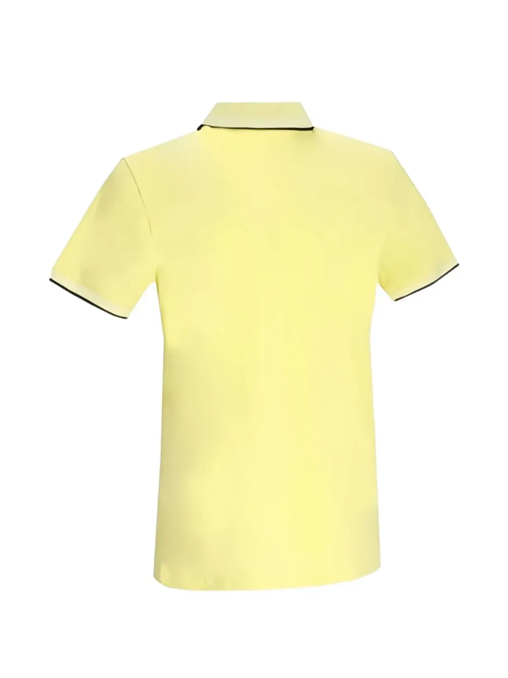 Поло Slim-fit Paul с контрастной отделкой Boss, желтый — фото 2