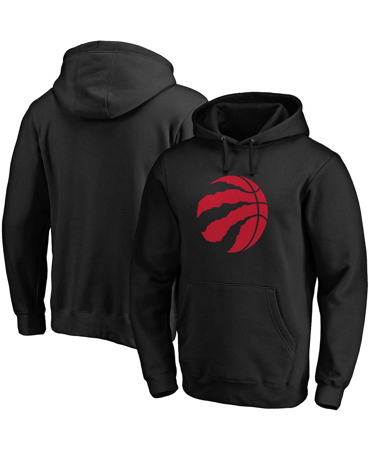 

Мужская черная толстовка с капюшоном с логотипом toronto raptors primary team Fanatics, черный