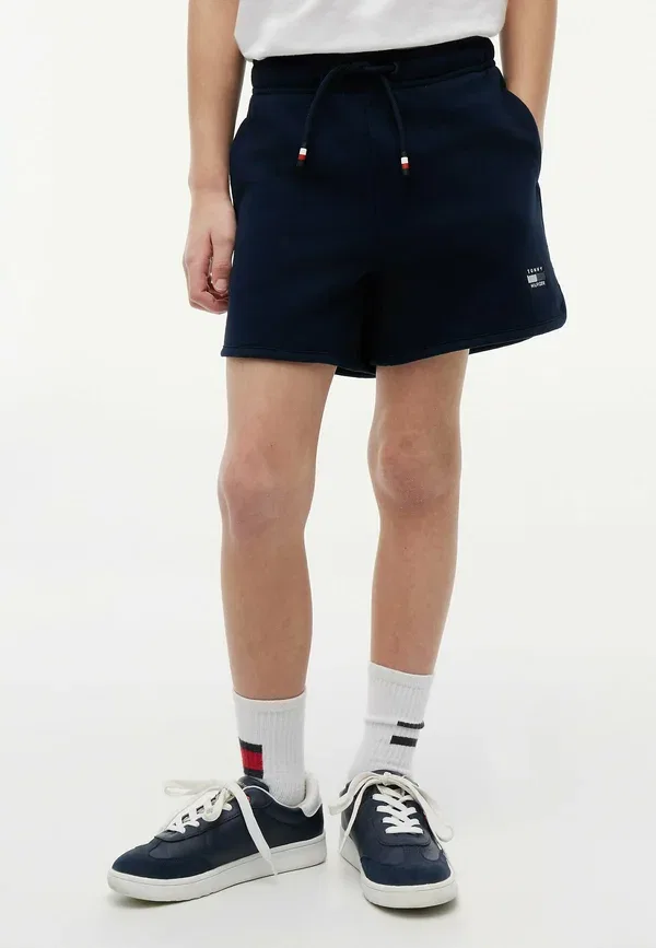 Брюки шерстяные Tracksuit bottoms Tommy Hilfiger, dark blue, темно-синий — фото 2